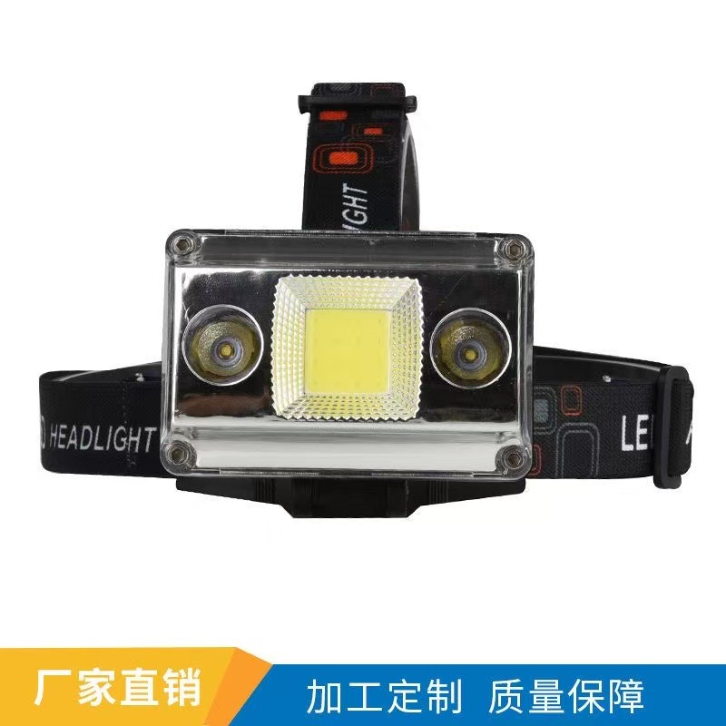 alta potencia ultra brillante luz de largo alcance luz alta luz al aire libre carga faro led pescar headset recargable faro de mantenimiento image 2