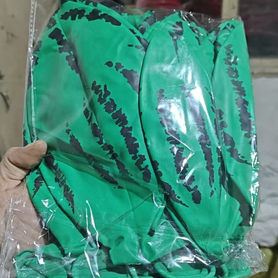 Печать 36-дюймового идеального круга: зеленый арбуз, 10 штук.