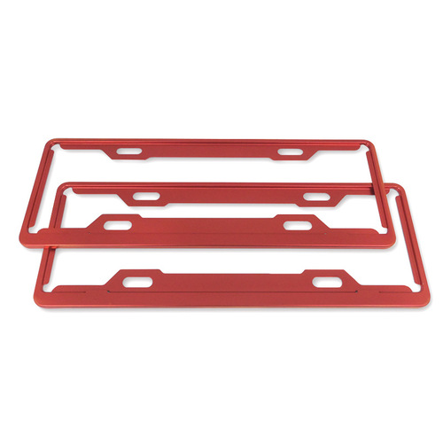 New Traffic Regulations Colored Aluminum Alloy License Plate Frame LOGO Silk Screen License Plate Frame License Plate Frame Thick Automotive Supplies