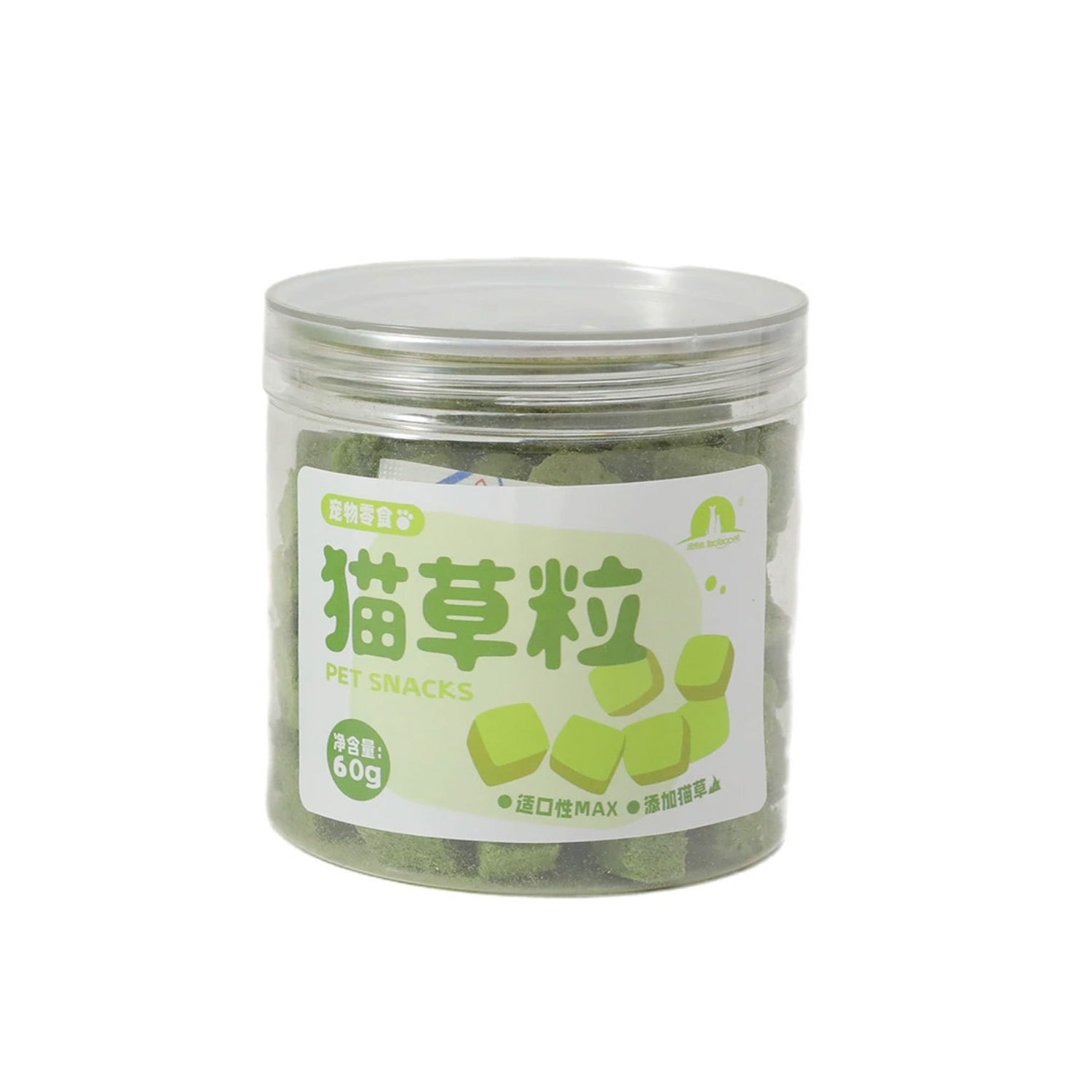Granos de hierba para gatos Bolas de pelo liofilizadas Galletas de menta para gatos Dientes molares Limpiadores Aperitivos para gatos Aperitivos para mascotas al por mayor