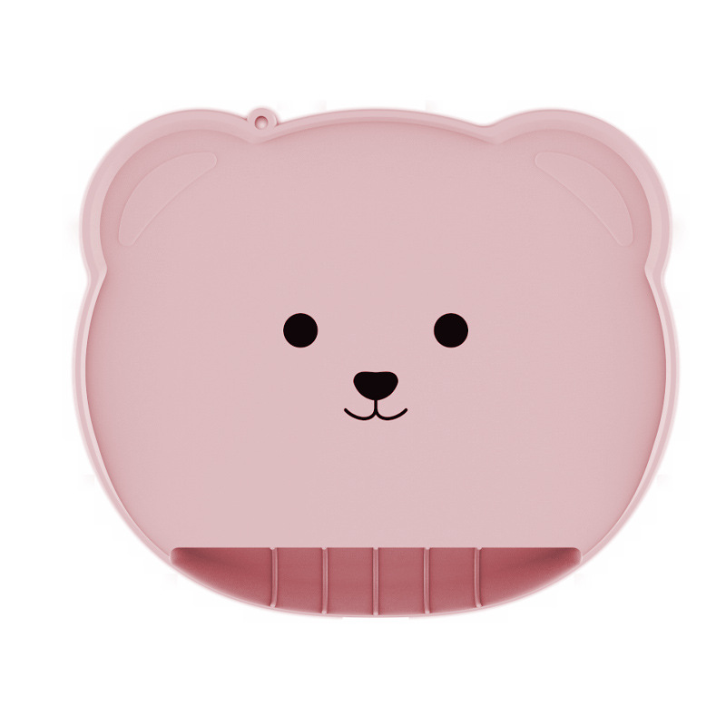 Manteles individuales de silicona Alfombrilla de mesa de silicona impermeable antideslizante para niños Almuerzo para estudiantes Alfombrilla de aislamiento térmico a prueba de aceite Manteles individuales de dibujos animados para bebés