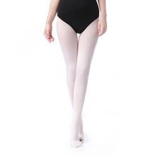 舞者之歌 成人連褲襪芭蕾舞蹈練功襪子女加襠連體白色大長襪