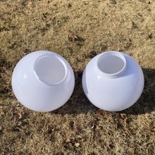 户外防水亚克力圆球形不碎球庭院景观路灯柱头柱子围墙灯中华灯罩