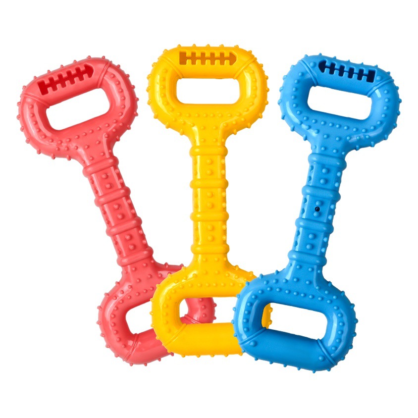 Fabricante del nuevo perro interactivo Tipo de tracción fuga de sonido perro juguete mano mango perro juguete