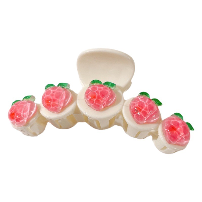 Pinza para el cabello de dibujos animados horquilla grande para mujer 2024 nueva horquilla de sensación de alta calidad en la parte posterior de la cabeza clip de tiburón de verano tocado