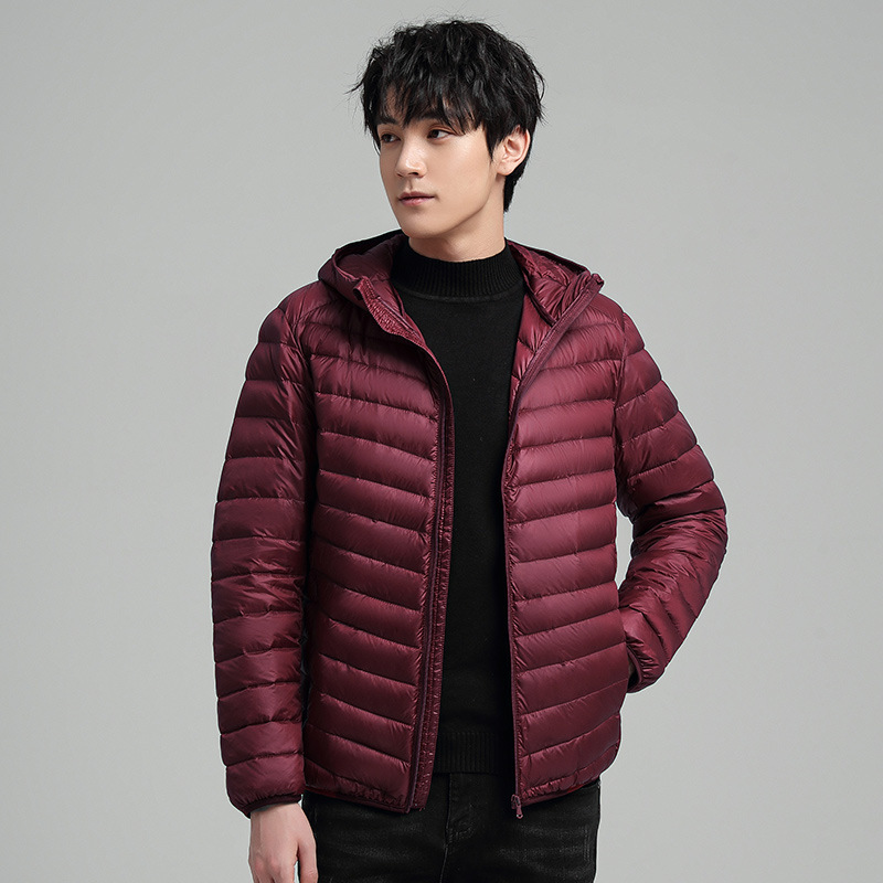 Lightweight Short down Jacket for Men 2025 New Hooded Jacket Winter Short Stand Collar Coat White Duck down Men's Clothing Lightweight Short down Jacket for Men 2025 New Hooded Jacket Winter Short Stand Collar Coat White Duck down Men's Clothing