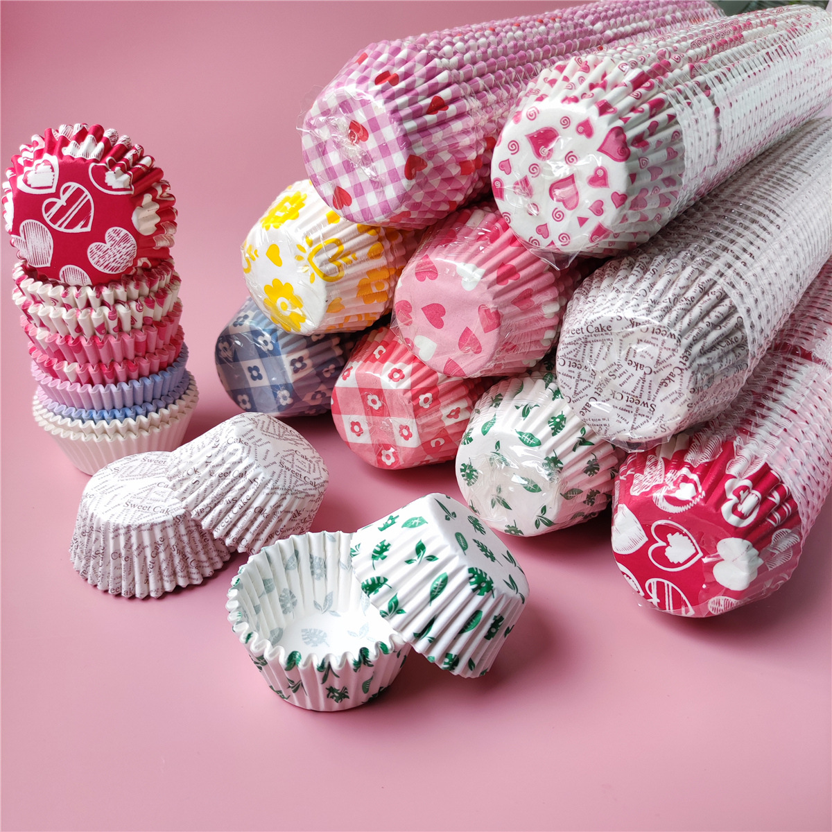 10 cm Snow Fairy Paper Cupcake Cup Cake Mini Cupcake Cup Baking Mold Bottom Paper Pads 1000 Pcs