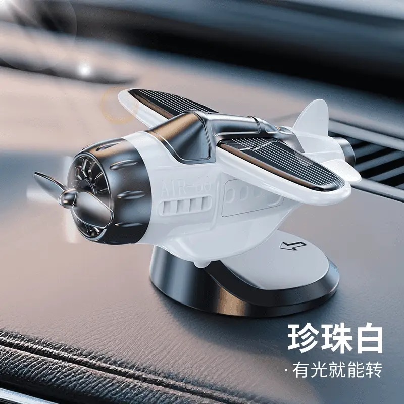 펄 화이트 [자동차 태양열 항공기 장식품]