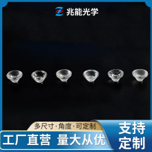 LED透镜 单颗20mm光面45度/网纹/条纹/凹沙透镜 1W仿流明洗墙灯