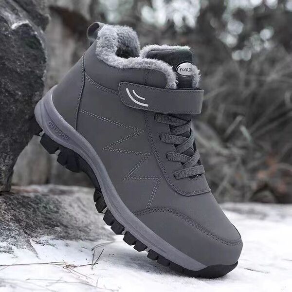 Insulated non-slip keep warm winter lightweight walking shoes