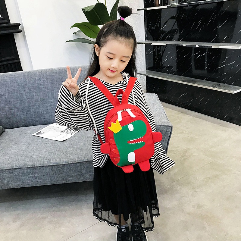 Jardín de infantes mochila para bebés dibujos animados lindos dinosaurios mochila para niños y niñas 2025 nuevo comercio exterior mochila para niños