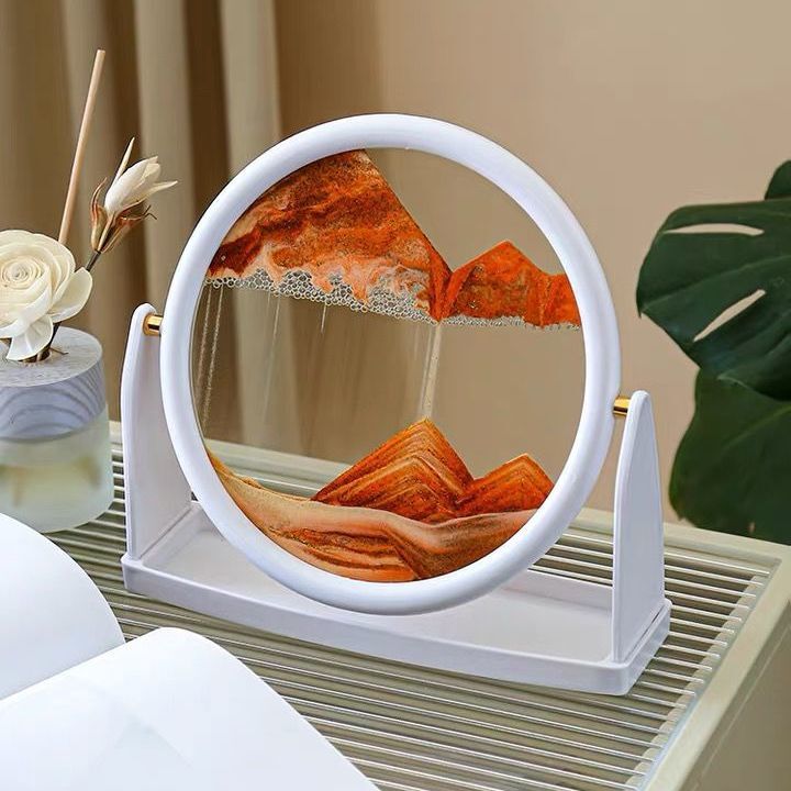 Quicksand Painting Ornaments, Creative Art Hourglass, Living Room Indoor Tv Cabinet, Wine Cabinet Decorations, Birthday Gifts for Girls