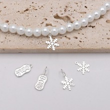 S925���yѩ������ϲ���������DIY���龎�K���K�朵���������