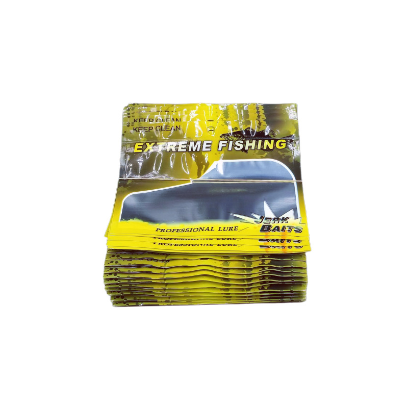 1 unidades de 100 Luya cebo bolsa de embalaje color transparente cebo ziplock Bolsa De fábrica al por mayor en stock bolsa de plástico