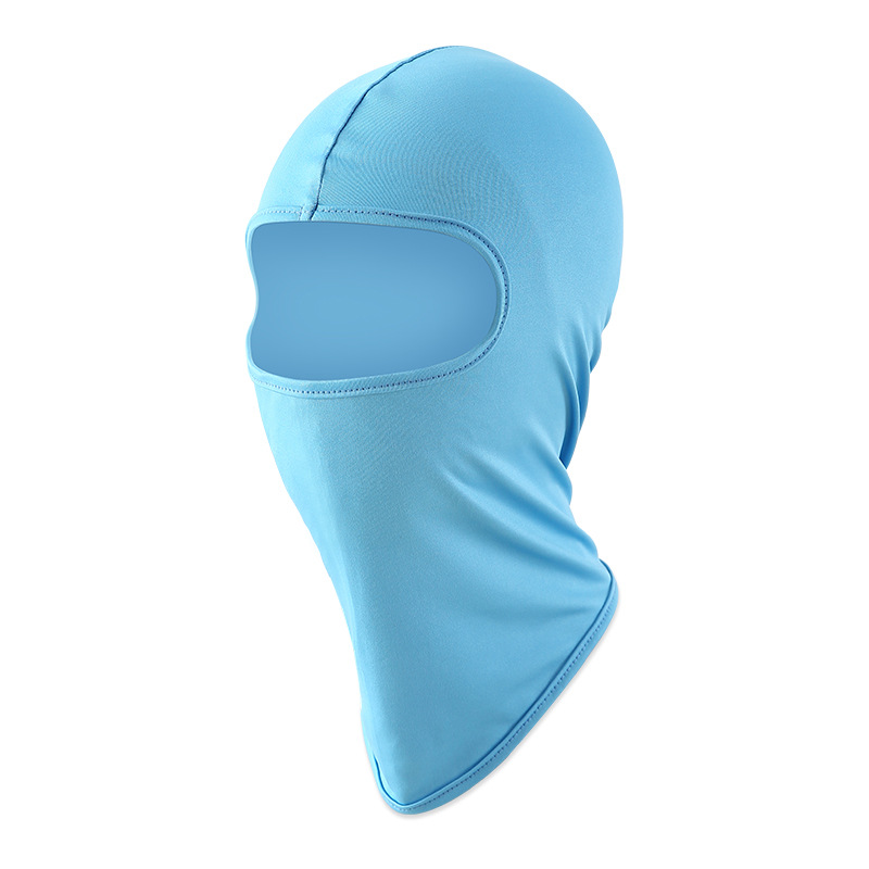 Cross-border hielo seda montar sombrerería verano al aire libre protección solar sombrerería bicicleta motocicleta máscara a prueba de viento máscara liner