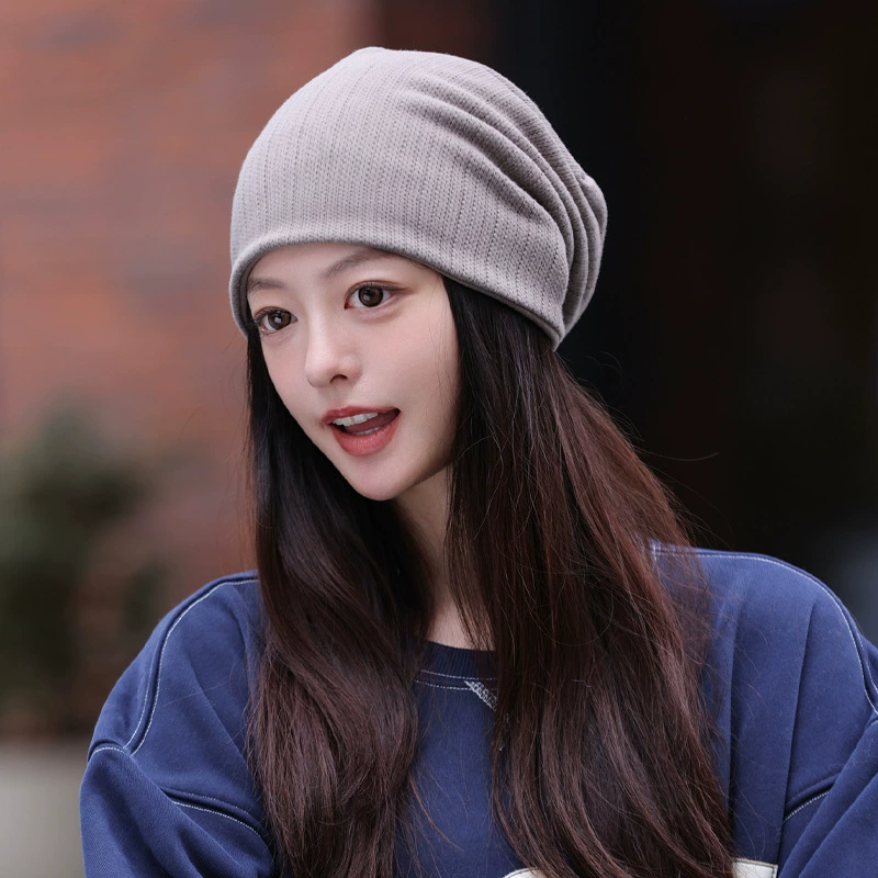 Осенние и зимние шапки для детей Японские вязаные шапки показывают лицо