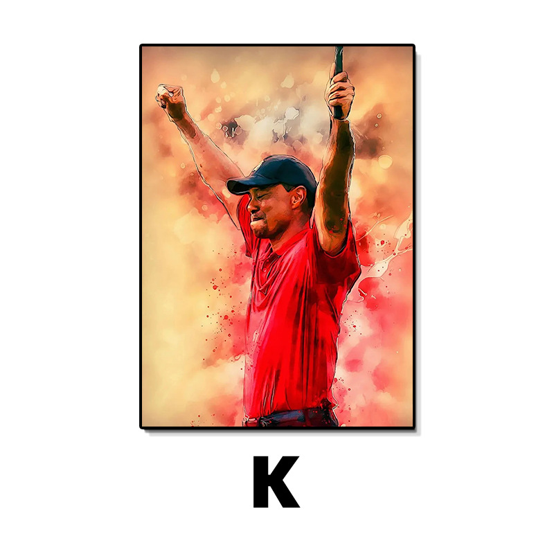 Comercio exterior caliente Copa del Mundo sala de estar decoración animada lienzo hogar core pintura al por mayor restaurante fondo mural