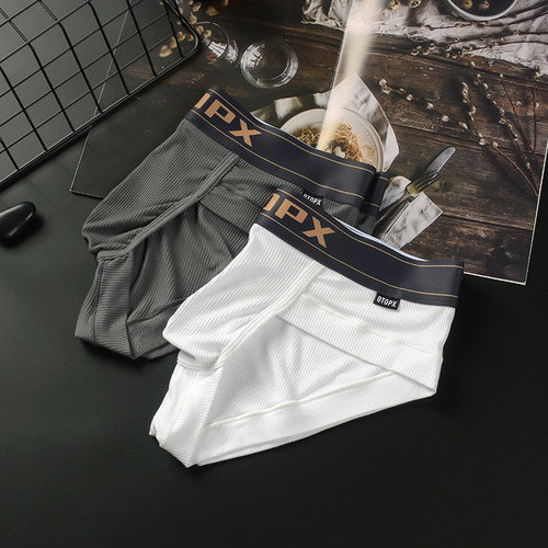 GTOPX MAN new men's single-layer U-convex enlarged pouch sweat-absorbent breathable briefs underwear