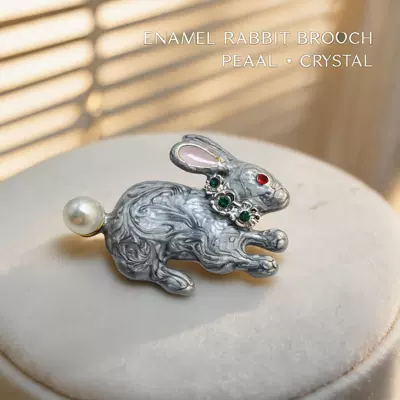 rabbit brooch, manufacturer wholesale, Yaxa sancaqları