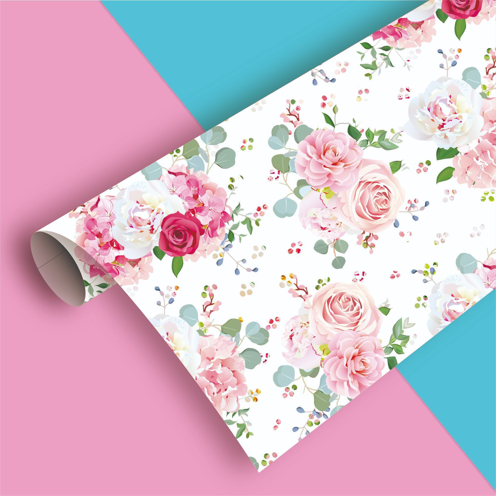 51*74CM flores y plantas amor Día de San Valentín Día de San Valentín Día de la madre Día de la madre Regalo de cumpleaños Caja de regalo de decoración Papel de regalo