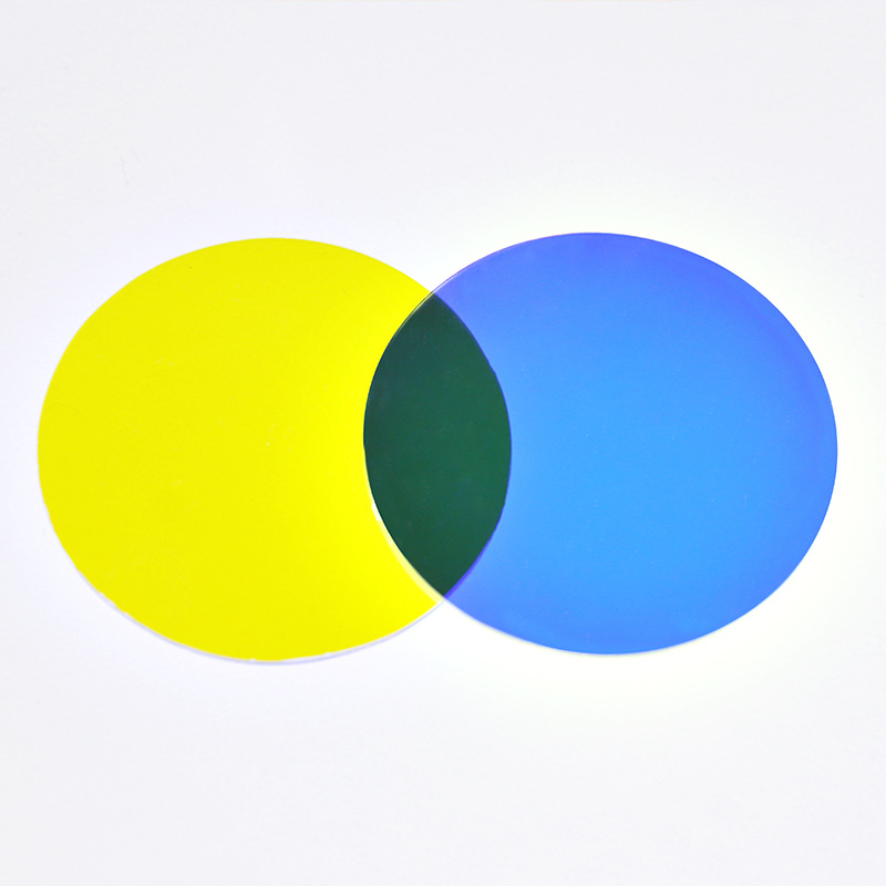 Coloured Glass Filter — Heat-Resistant, Stage Lighting, Projection, Photography