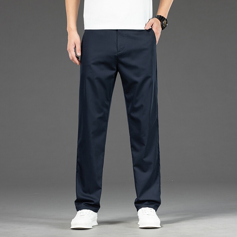 Bamboo Fiber Casual Pants for Men 2024 Spring/Summer Ice Silk Loose Elastic Men's Long Pants Wrinkle-Free Durable Straight-Leg Pants Bamboo Fiber Casual Pants for Men 2024 Spring/Summer Ice Silk Loose Elastic Men's Long Pants Wrinkle-Free Durable Straight-Leg Pants