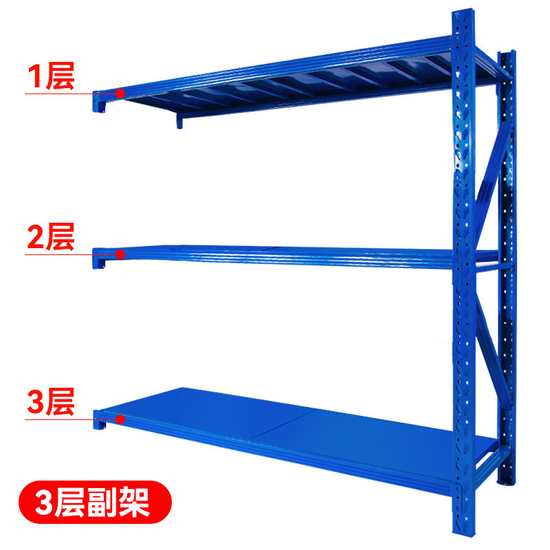 収納棚倉庫頑丈な鉄棚軽量家庭用収納収納ラック多層エクスプレス物流中型棚|undefined