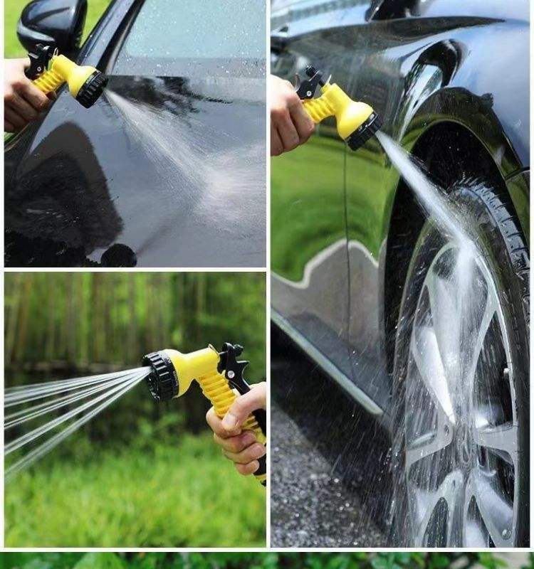 Suitable for high-pressure 7-speed adjustable car wash water gun car wash water pipe car supplies watering household car wash spray gun