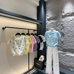 2025 新しい夏の女性のスリムカジュアル通気性薄型ノースリーブニットトップ女性のための
