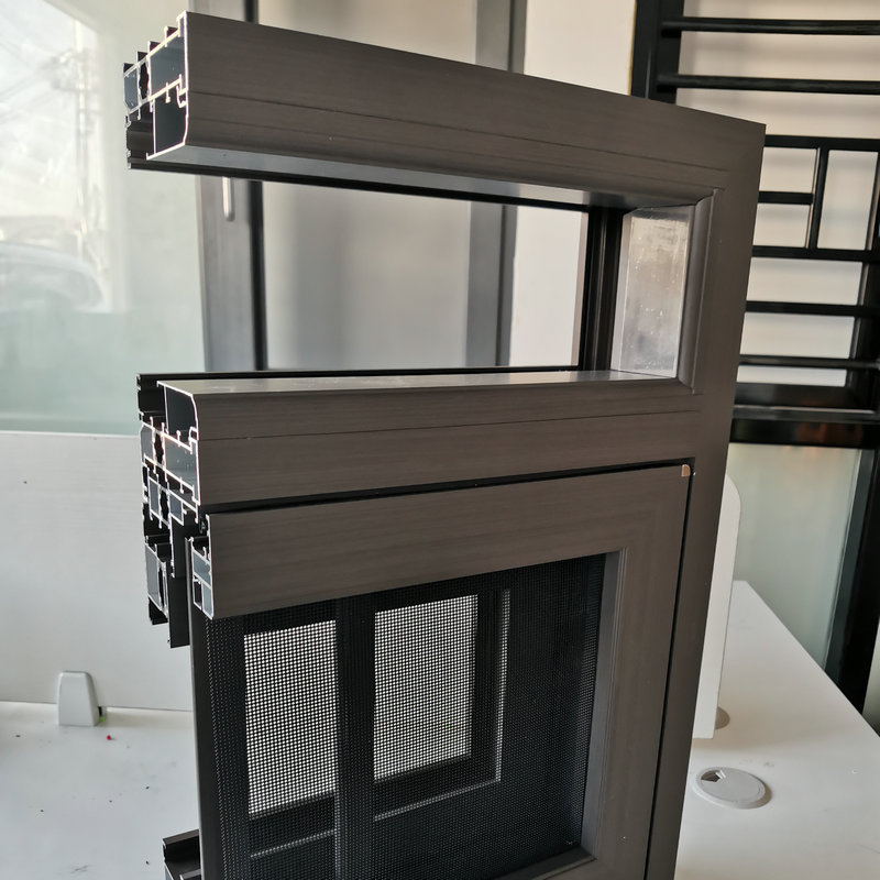 断桥铝系统窗-样角4