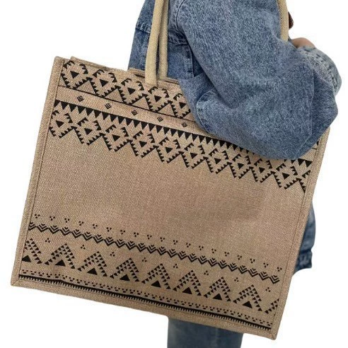 Сумка очень большой вместимости, женская ретро-льняная сумка для поездок на работу, большая сумка для мамы, сумка через плечо, женская сумка для хранения