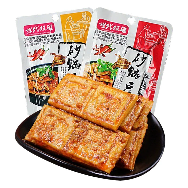Поколение Shuangxiong запеканка тофу Хунань сушеный тофу небольшая упаковка Вегетарианское мясо офисные закуски для отдыха