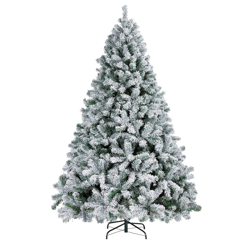 クリスマスツリー1.5メートルの白い植毛木は落雪クリスマスツリー工場1.8/2.1/3m杉の卸売りをシミュレートしている|undefined