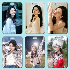 趙今麥卡套批發塑料滑蓋學生校牌飯卡胸牌小卡工作證卡套門禁公交