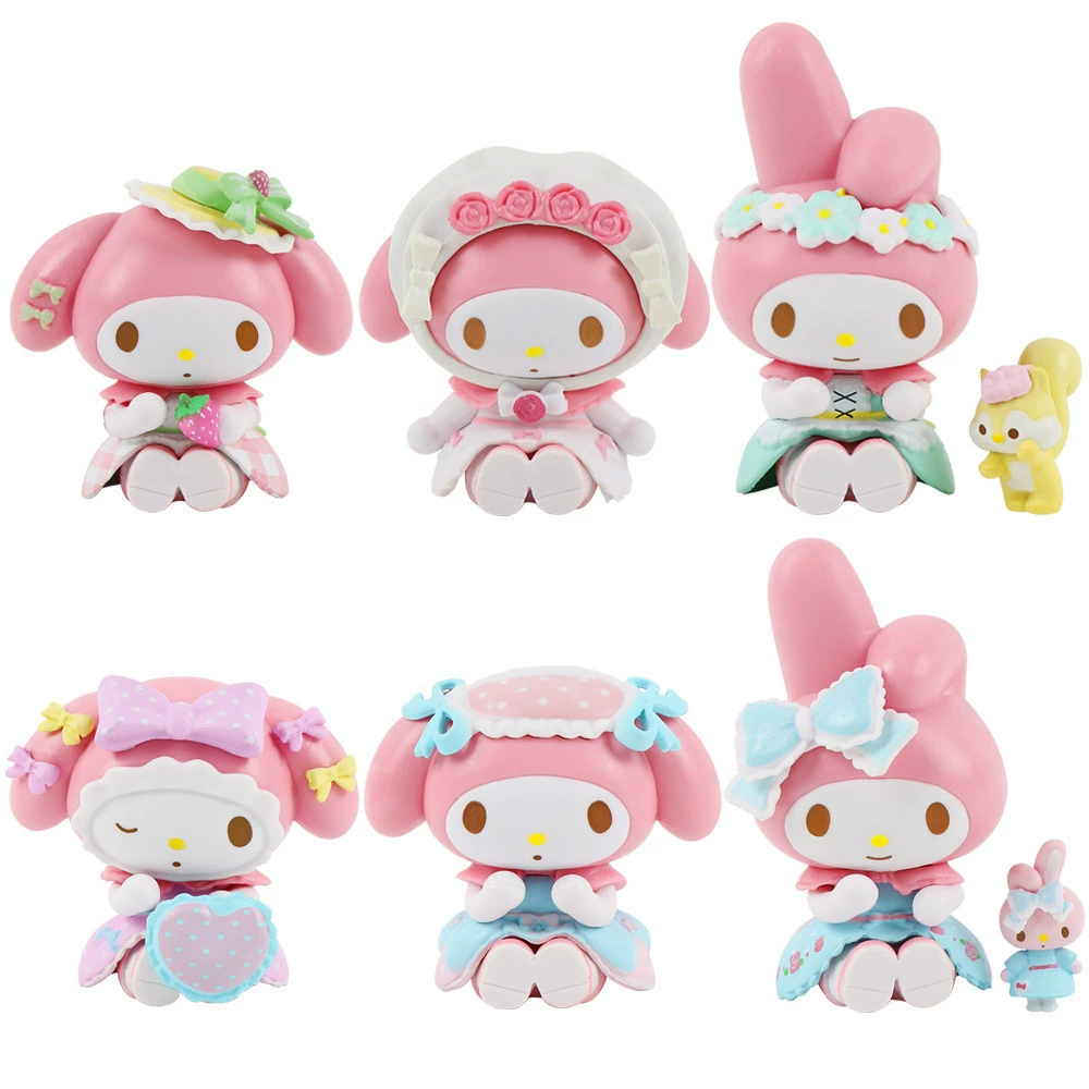 Санрио, мини-фигура, мультяшная кукла, игрушка, капсульная toy