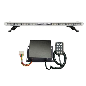 Avtomobil uzun cərgəli LED siqnal işığı, elektron siren, səs gücləndirici 1.18m 8400-4C