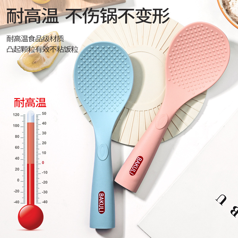 卸売りの新型のしゃもじは縦型のシリコンのしゃもじのステンレスのしゃもじが高温に耐えられます。|undefined