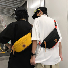 ネット赤ins胸包男大容量斜め包アウトドアスポーツ潮牌腰包ナイロン百合シングル肩包潮包