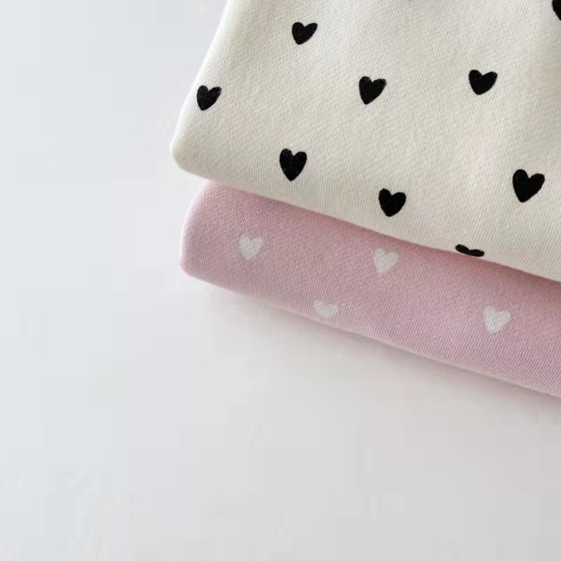 Girl'S, Boy'S Gender Casual Style Casual Heart Shape Cotton Girls Clothing Sets