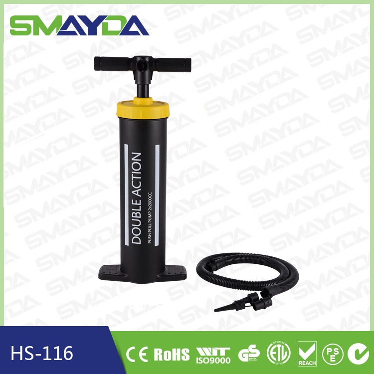 手动打气筒外带气泵19寸气泵便携打气筒双性能打气筒HS-116