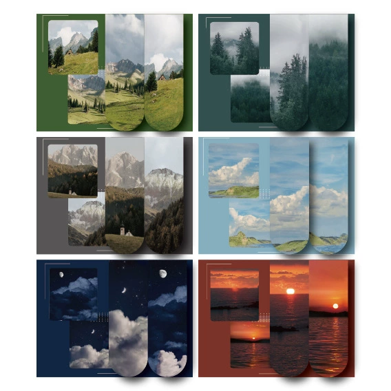 Природные пейзажи Закладка Amazon World Cup футбол магнитная закладка Баскетбол мультфильм животное цветок книга клип трансграничный