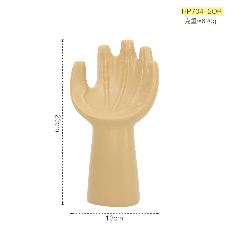 HP704-2OR naranja claro L Palma grande