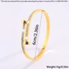 【148】Golden Double-Head Hammer Bracelet