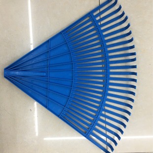 Grass rake 26 teeth sundry leaf rake pine soil rake garden gardening tools lawn flat rake Green dark green