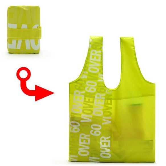 可折叠便携式涤纶超市购物袋 小巧手提涤纶购物袋  厂家