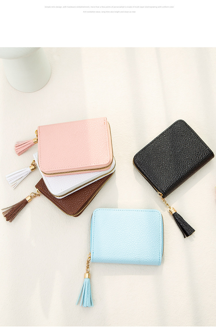 Women's Solid Color Pu Leather Zipper Wallets display picture 3
