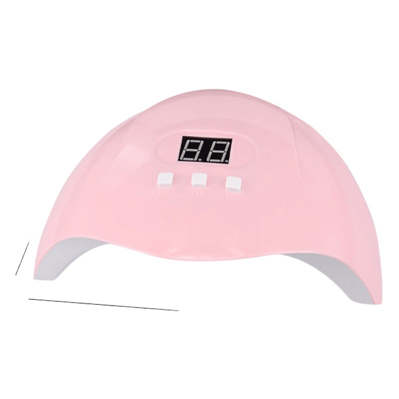 Lámpara de curado de uñas de 52W de doble fuente de luz para salón de uñas, lámpara de fototerapia inteligente para secado de uñas, venta al por mayor de fabricante, transfronteriza.