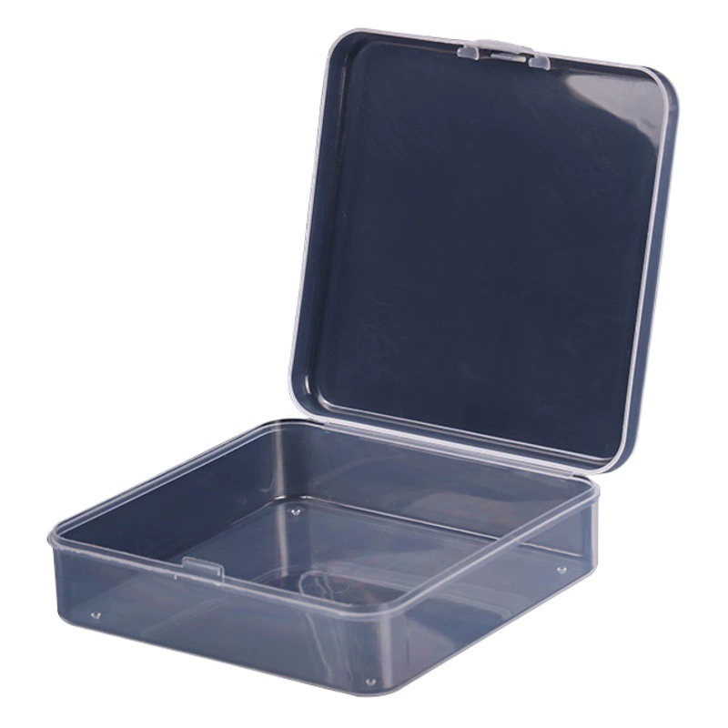 Квадратная пластиковая коробка высокой проницаемости PP коробка для хранения запасных частей аппаратура ювелирные изделия рыболовные снасти ювелирные изделия беруши маленькая коробка квадратная