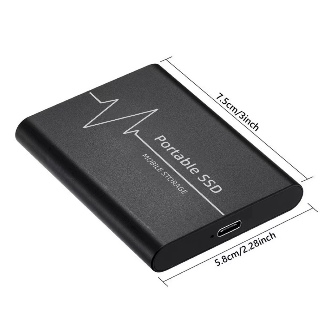 Внешний твердотельный диск SSD большой ёмкости 32TB/16TB/8TB/2TB, портативный внешний SSD USB