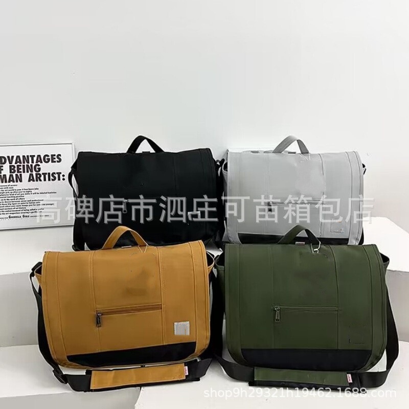 Cross-Border Men's and Women's Large-Capacity Crossbody Bags, Fashionable and Versatile Casual Shoulder Bags, Fashionable Carhartt Handheld Tote Bags, Trendy